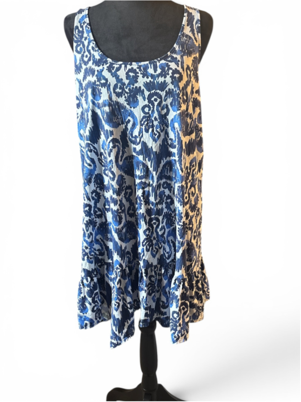 Lily Pulitzer Blue & White Racerback Dress - SIze M